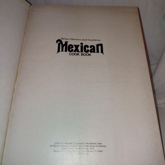 Better Homes and Gardens Mexican Cook Book 1979 Vintage GC - Picture 5 of 10